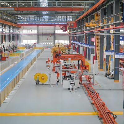 खरीदें अनुकूलित स्वचालित रोल बनाने की मशीन 8000 मिमी 10kw भूकंपीय उत्पादन लाइन online manufacture