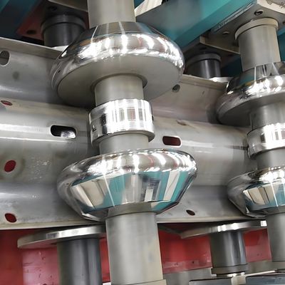 खरीदें 25 मिमी - 63.5 मिमी हाईवे गार्डरेल बनाने की मशीन स्टील रोल बनाने की मशीन online manufacture